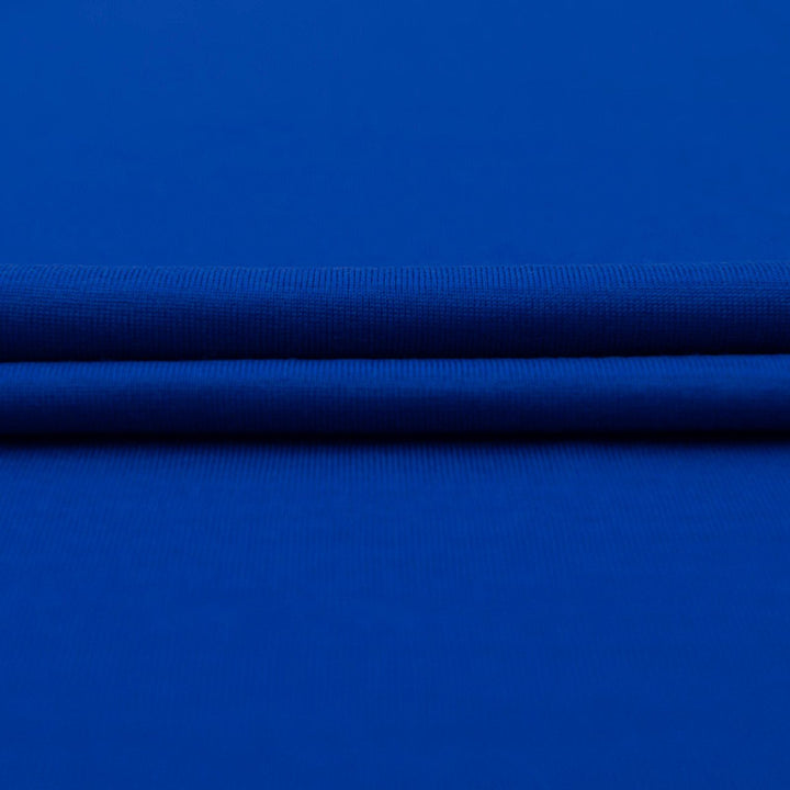 Cobalt Blue Wool Jersey Knit Fabric - 100% Wool - Drapey Stretchy Natural Material for Sweaters & Tees