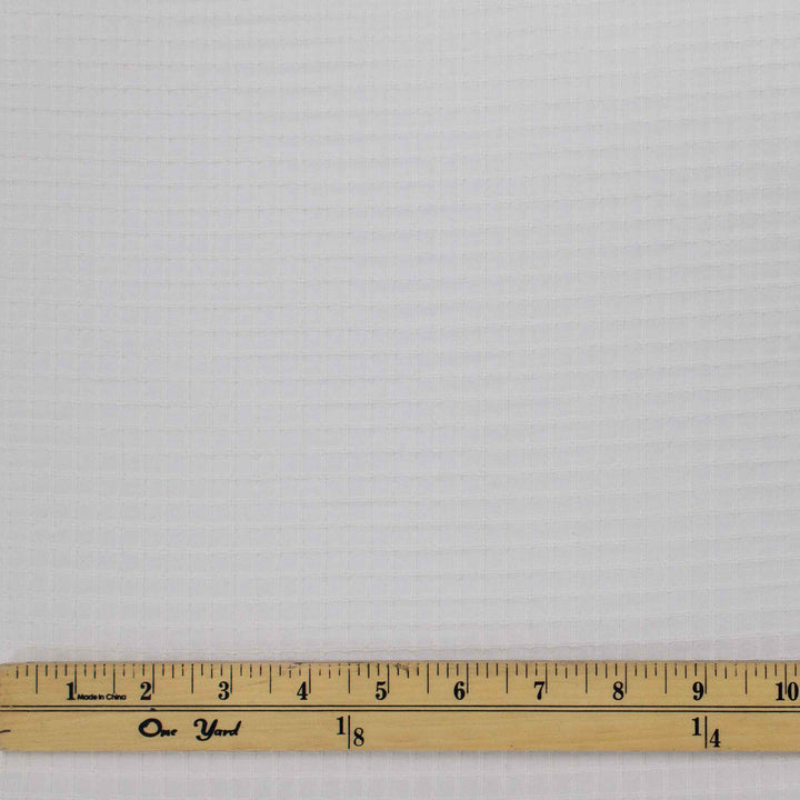 Japanese Waffle Grid Cotton - Cream