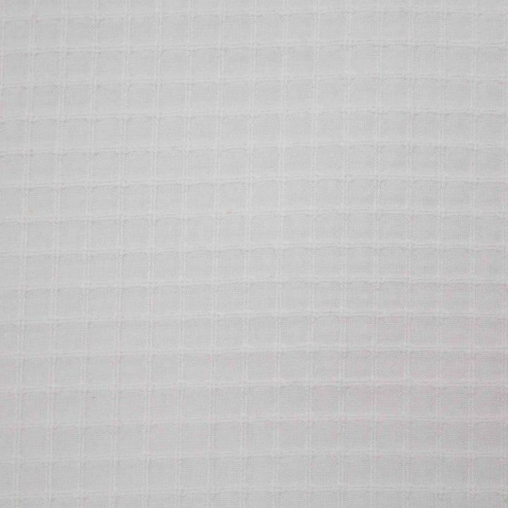 Japanese Waffle Grid Cotton - Cream