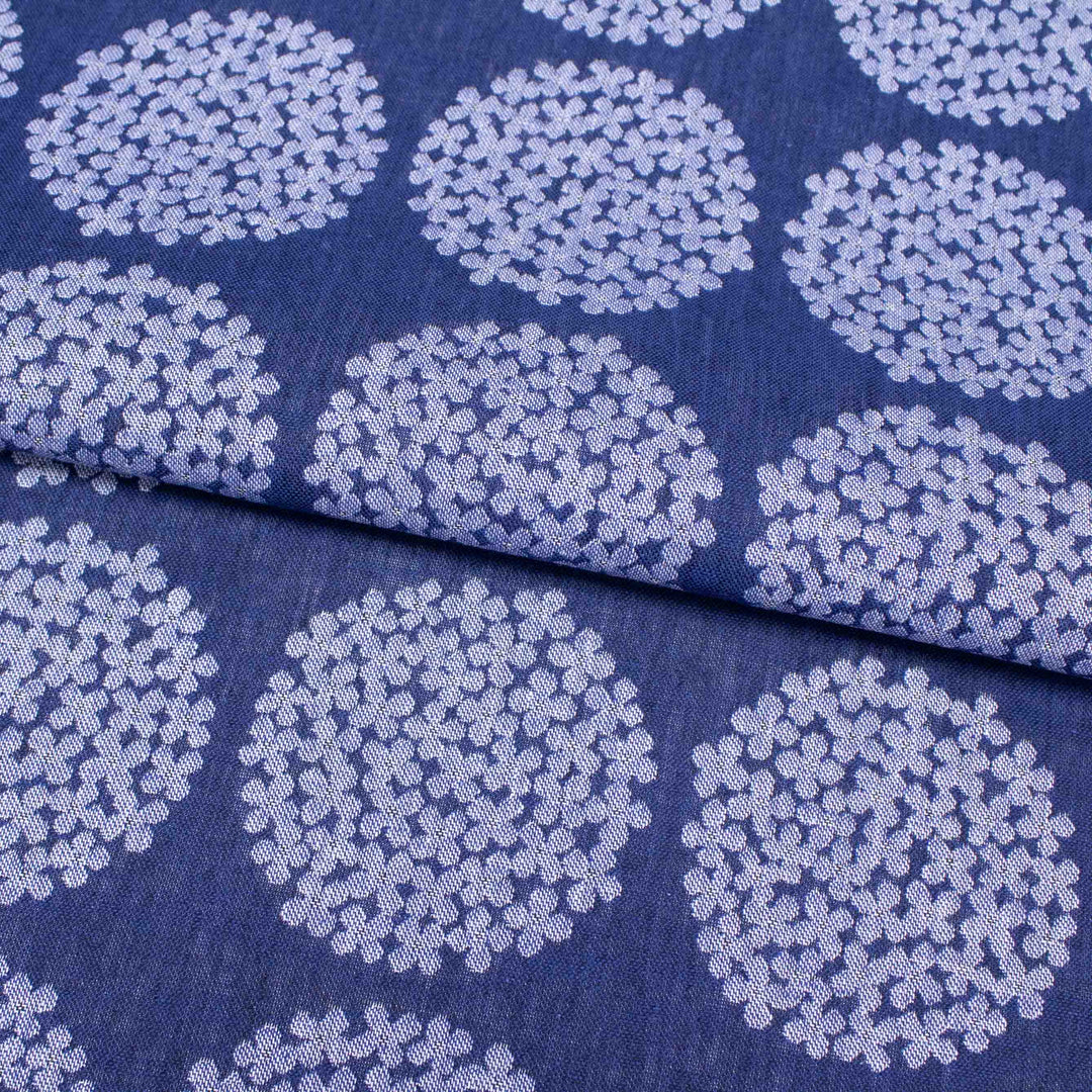 Japanese Cotton Double Jacquard - Flower Ball