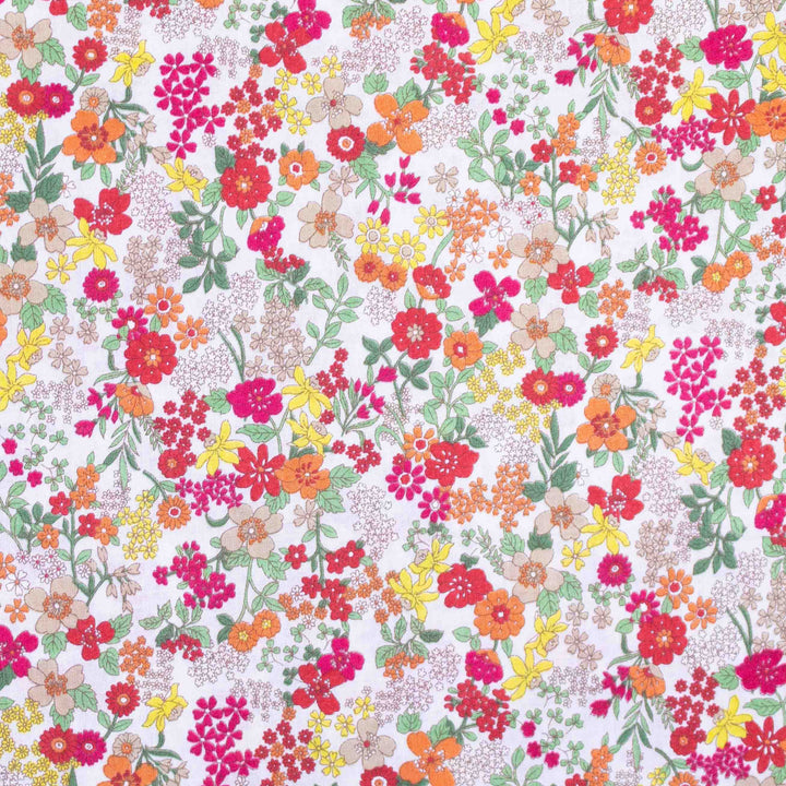Japanese Cotton Lawn - Busy Floral Warm