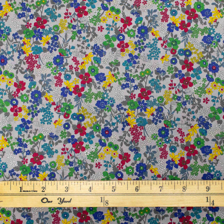 Japanese Cotton Lawn - Flownny Botanical - Smoky Gray