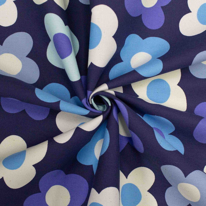Japanese Cotton Oxford - Simple Scandi Flowers