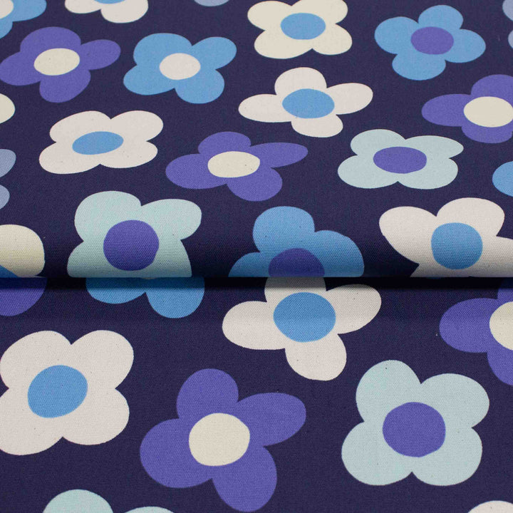 Japanese Cotton Oxford - Simple Scandi Flowers