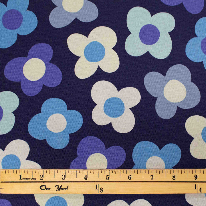 Japanese Cotton Oxford - Simple Scandi Flowers