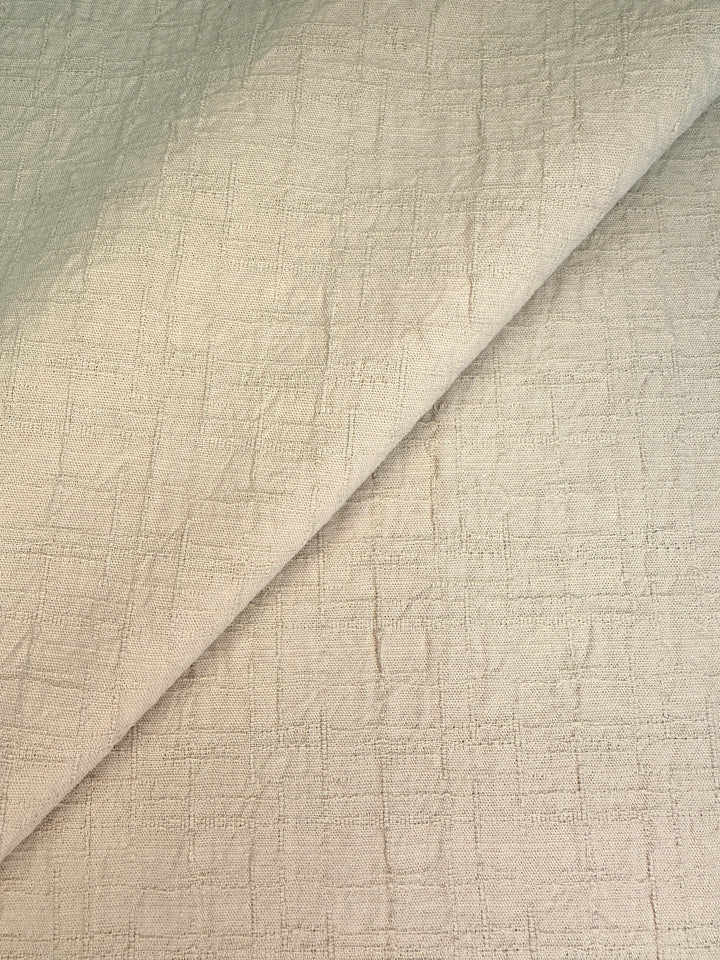 Japanese Cotton Wrinkled Dobby - Wheat