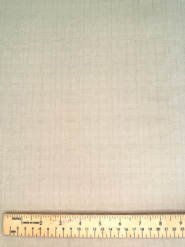 Japanese Cotton Wrinkled Dobby - Wheat