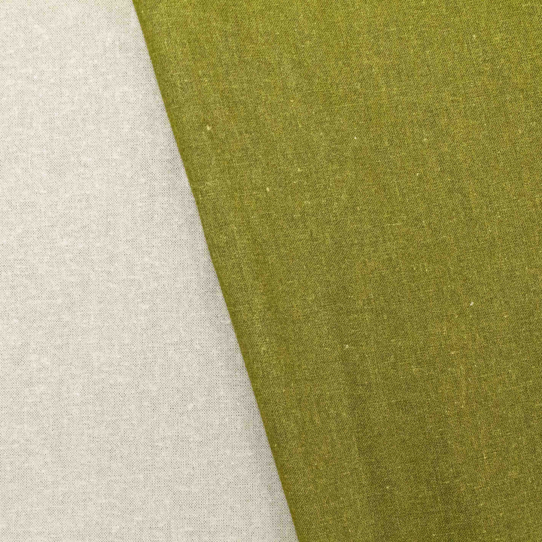 Japanese Lightweight Canvas - Distressed Dye in Forest Green