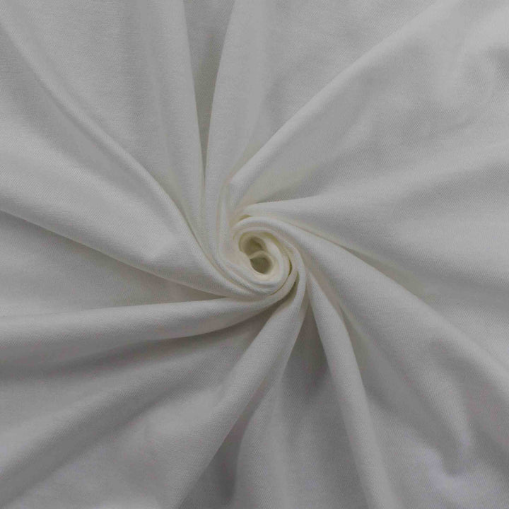 Jersey Knit - Cotton Modal Slub Knit - Ivory Drift