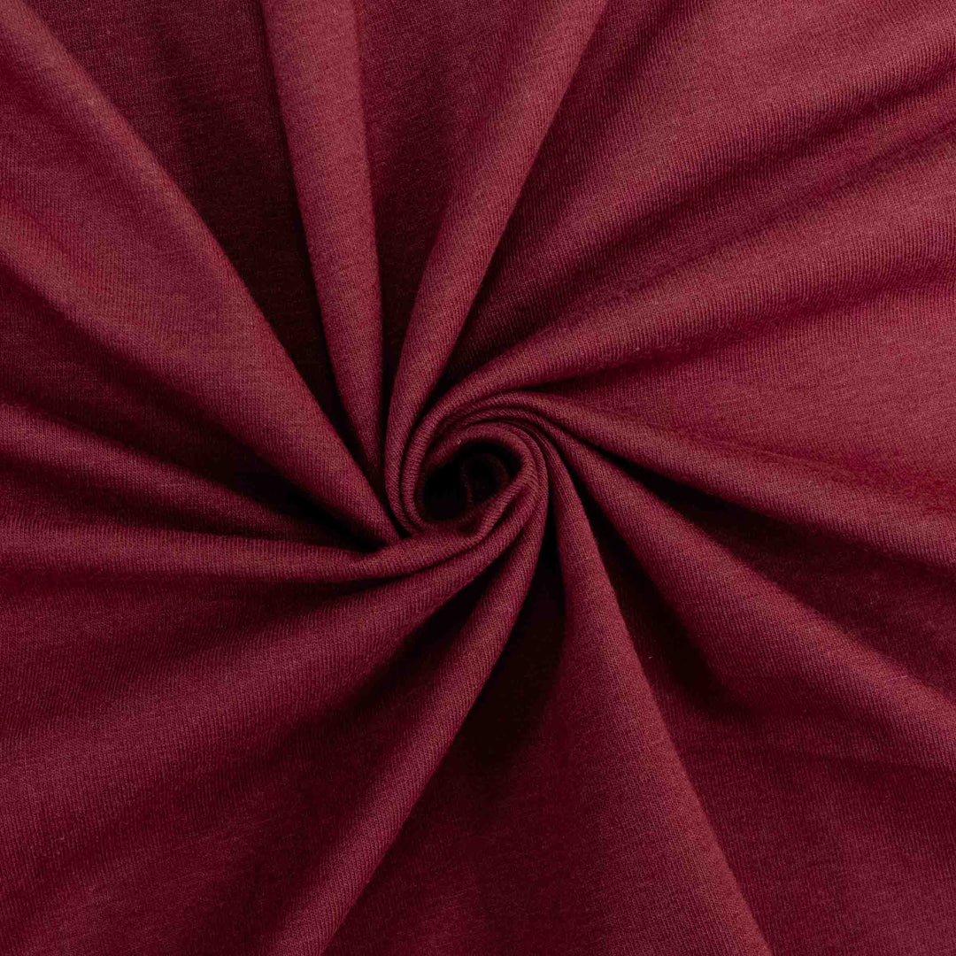 Jersey Knit - Cotton Spandex - 9.5oz - Burgandy