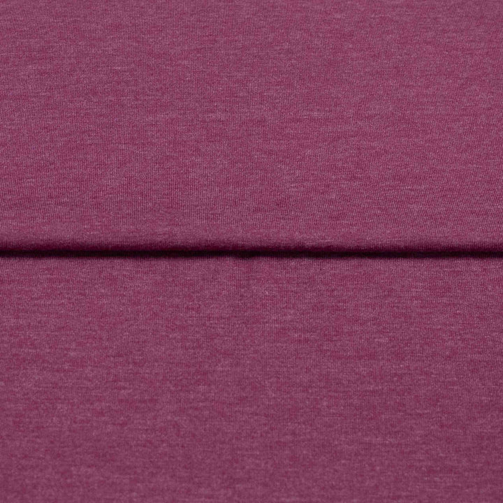 Jersey Knit - Cotton Spandex - 9.5oz - Heathered Burgandy