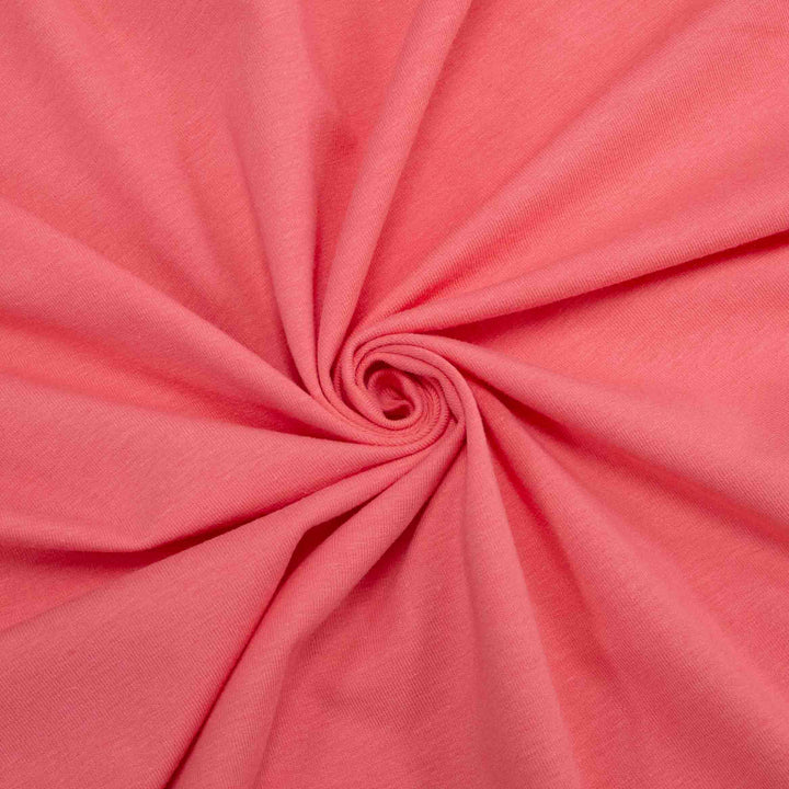 Jersey Knit - Cotton Spandex - 9.5oz - Light Coral