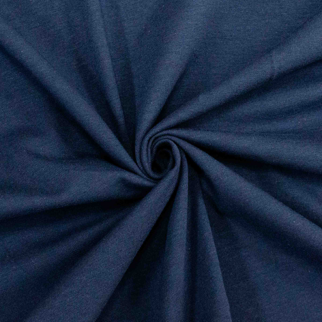 Jersey Knit - Cotton Spandex - 9.5oz - Navy