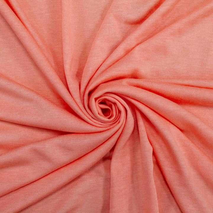 Jersey Knit - J Crew Deadstock - Rayon Spandex - Coral