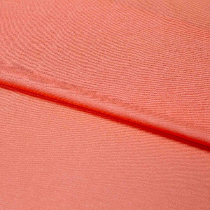 Jersey Knit - J Crew Deadstock - Rayon Spandex - Coral