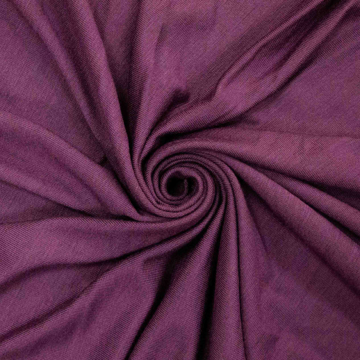 Jersey Knit - J Crew Deadstock - Rayon Spandex - Eggplant