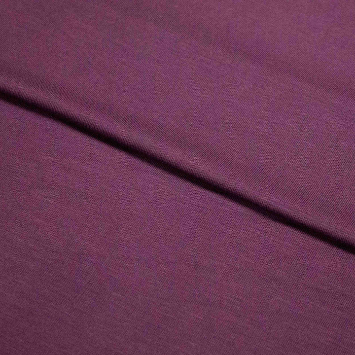 Jersey Knit - J Crew Deadstock - Rayon Spandex - Eggplant