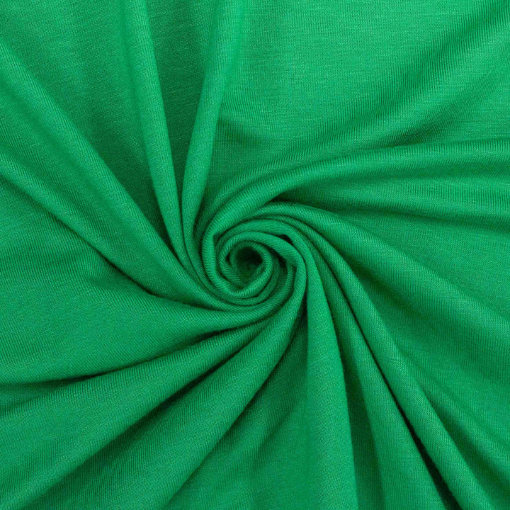 Jersey Knit - J Crew Deadstock - Rayon Spandex - Kelly Green