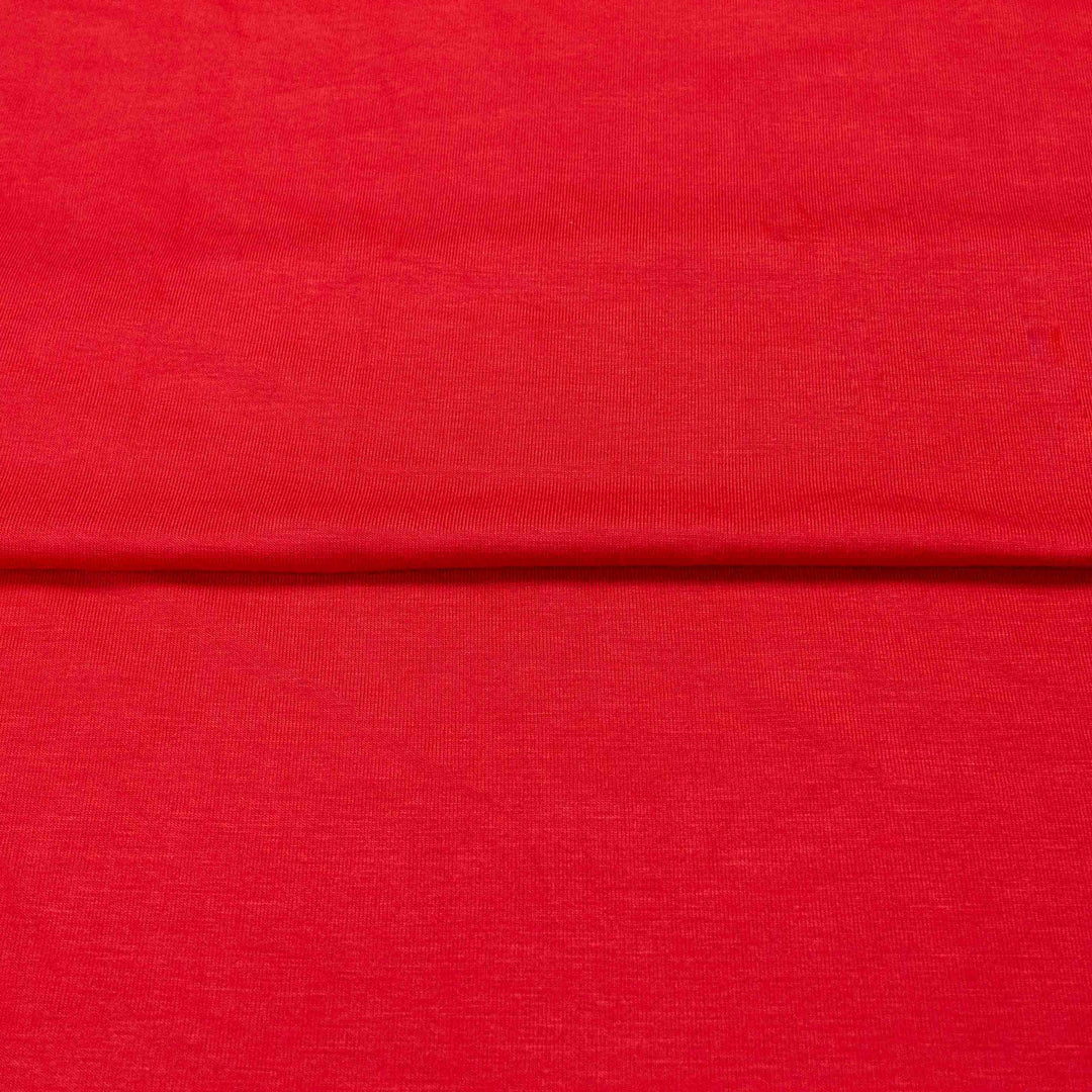 Jersey Knit - J Crew Deadstock - Rayon Spandex - Red