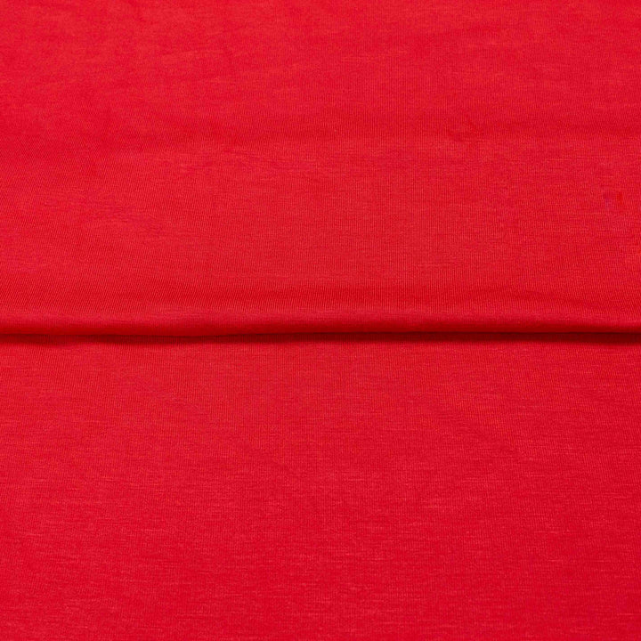 Jersey Knit - J Crew Deadstock - Rayon Spandex - Red