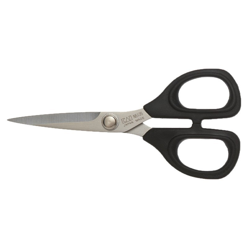 Kai 5.5-inch embroidery scissors for quilting, thread trimming, and fine detail cutting