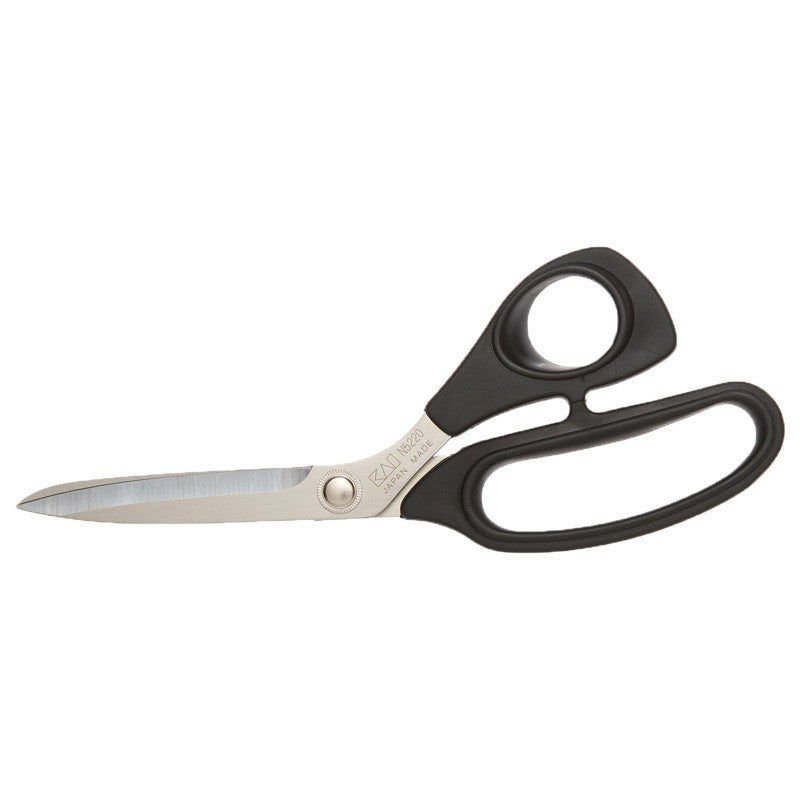 Kai 8.5-inch dressmaker scissors with ergonomic soft handles and stainless-steel blades
