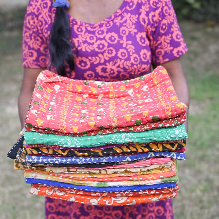 Kantha Kitchen Towels