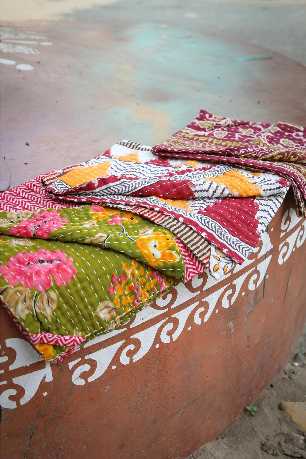Kantha Kitchen Towels
