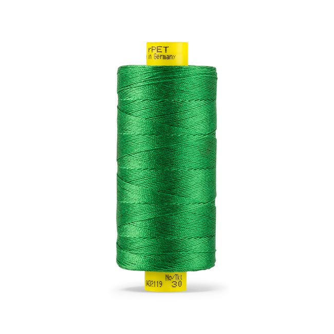 Gutermann Mara 30 rPET Recycled Polyester Thread Spool - 328 Yards for Sustainable Sewing