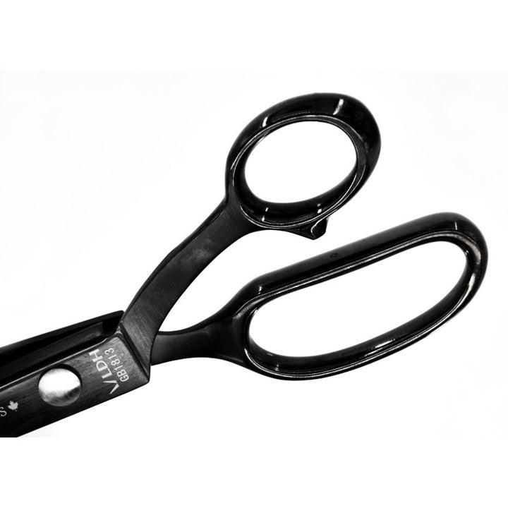 LDH Midnight Edition 9-inch pinking shears with matte black electroplated finish