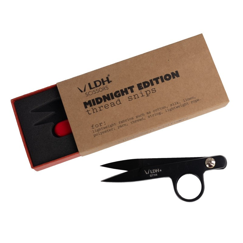 Midnight Edition Thread Snips – Premium Stainless Steel Sewing Tool

