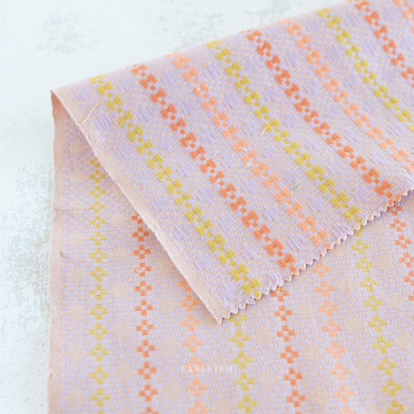 Cotton Woven - Lucky Loom - Mosaic in Sweet