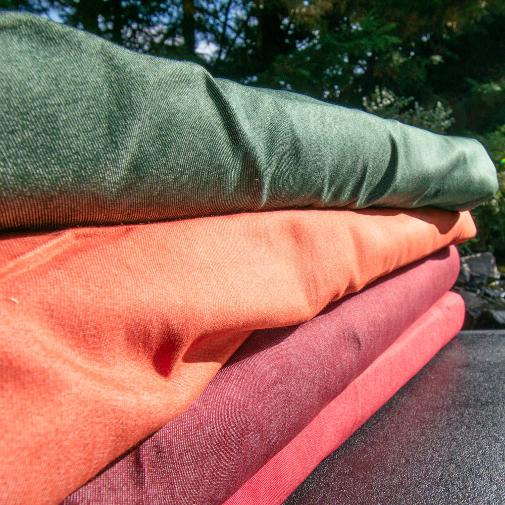 Terra Cotta Oeko-Tex Certified Stretch Denim Fabric - 98% Cotton 2% Spandex, 58-Inch Wide for Sustainable Fashion Sewing
