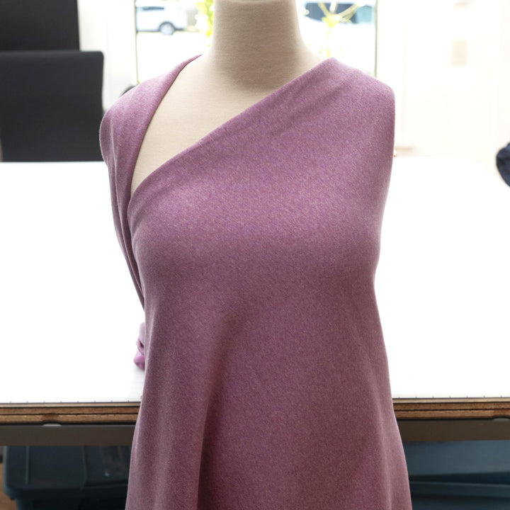 Linen fabric in soft purple lilac – 100% linen, 48 inches wide, breathable with elegant drape, ideal for dresses, skirts, and blouses