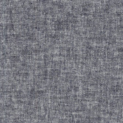 "Linen/Rayon Yarn Dye – Ocean blue fabric with subtle texture, 55% linen 45% rayon blend, 6 oz medium weight"

