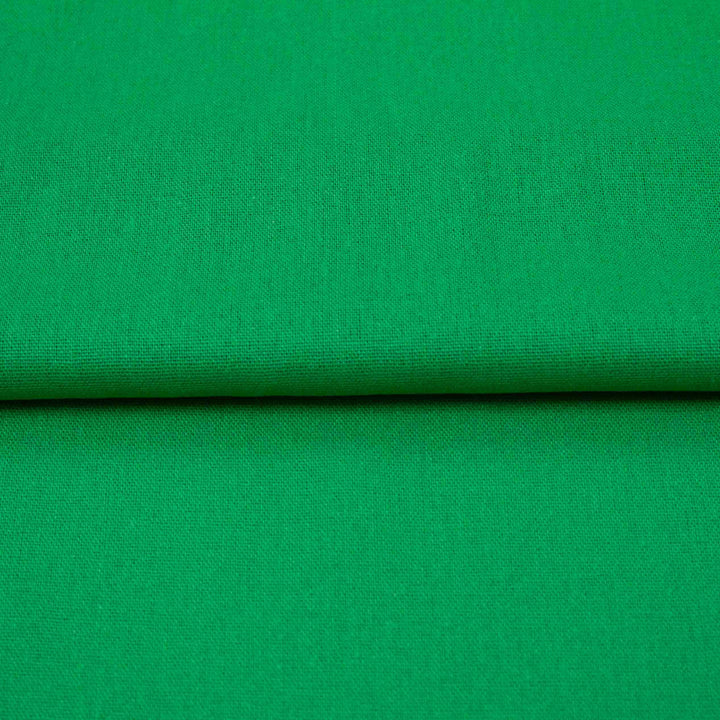 Linen & Cotton Blend - Laundered - Kelly Green