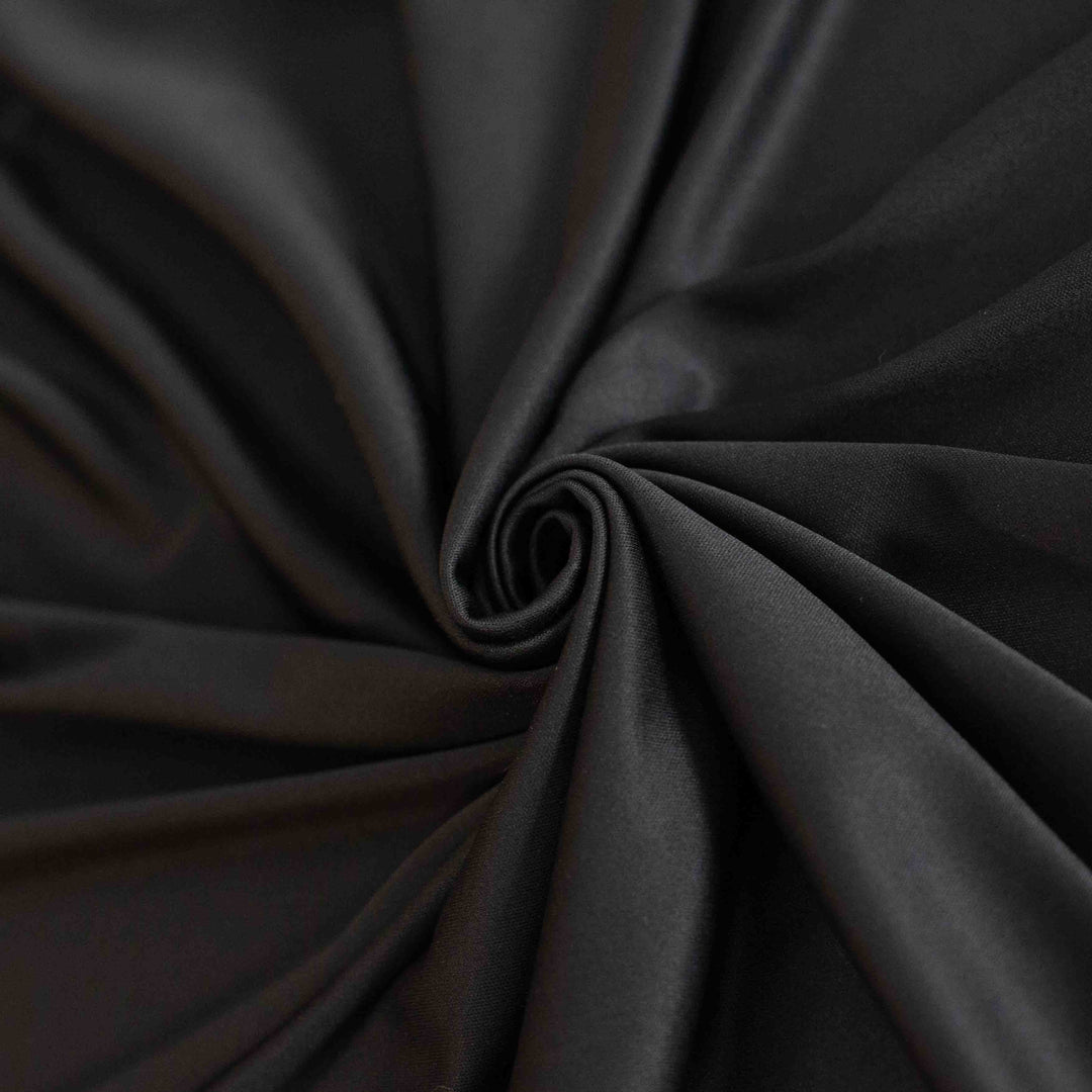 Lining - Interlock Poly Knit - Black