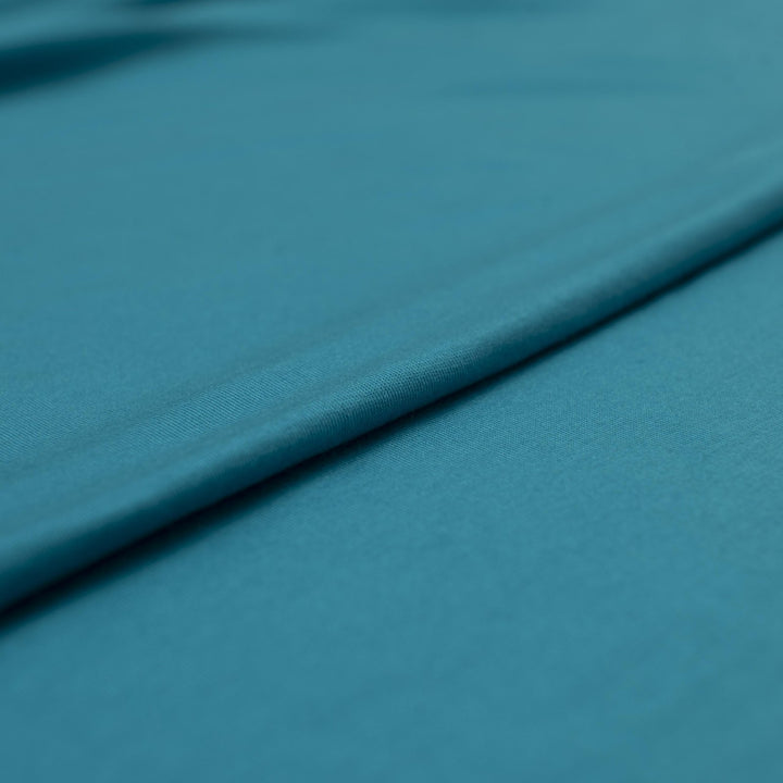Ocean Blue Modal Jersey Knit - Ultra-Soft Stretchy Fabric for Sewing