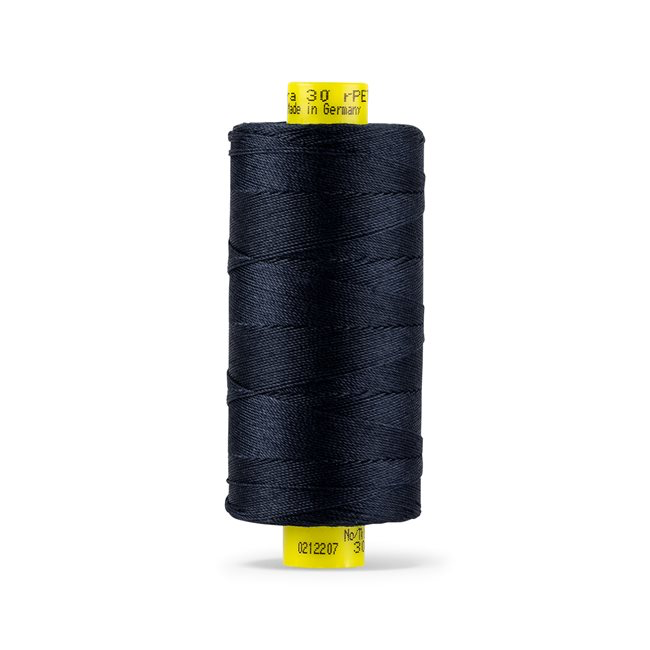 Gutermann Mara 30 rPET Recycled Polyester Thread Spool - 328 Yards for Sustainable Sewing