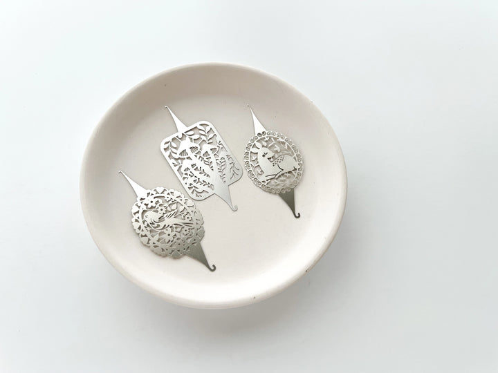 Needle Threader For Embroidery, Cross Stitch, Sewing - Deer, Bird, and Mushroom