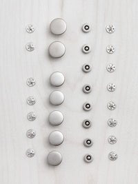 Jeans Making Kit with Button Fly Buttons, Rivets, and Denim Needles for DIY Jeans Crafting