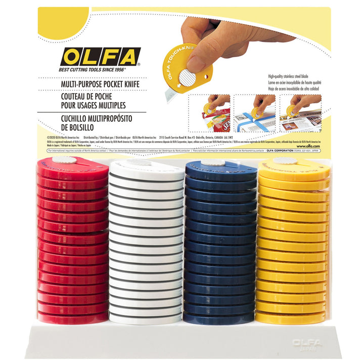 Olfa Touch Knife compact multi-purpose utility cutter with retractable blade