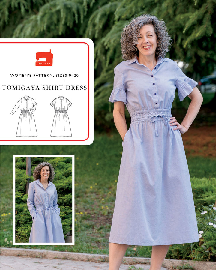 Pattern - Liesl + Co - Tomigaya Shirt Dress