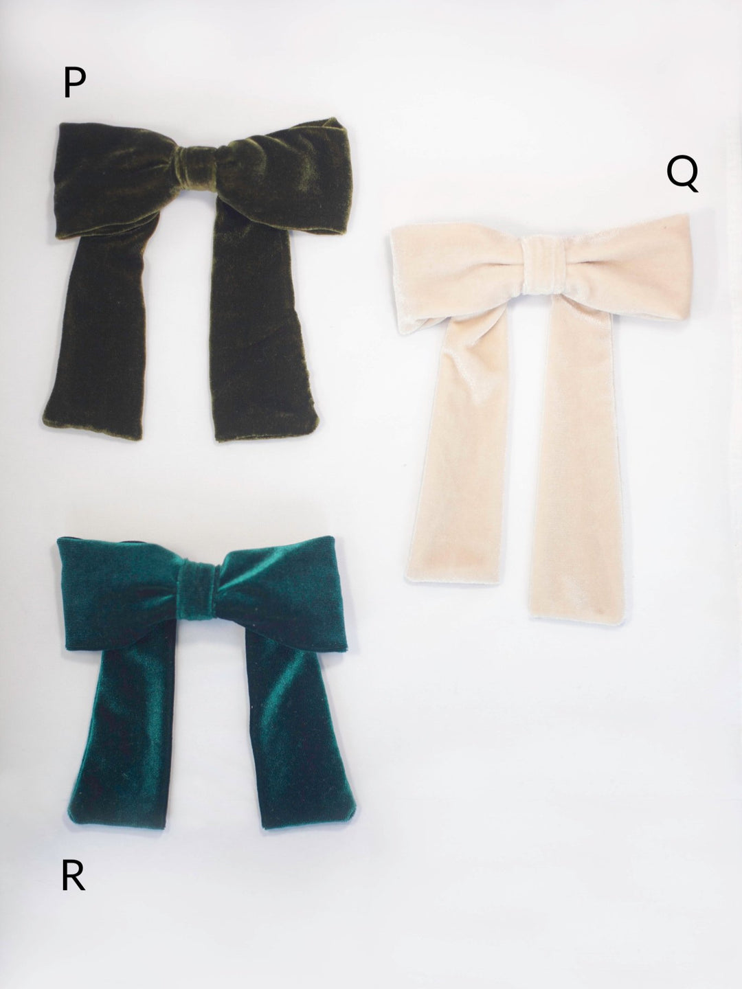 Handmade colorful classic hair bow on a barrette clip, perfect for all ages and occasions.
