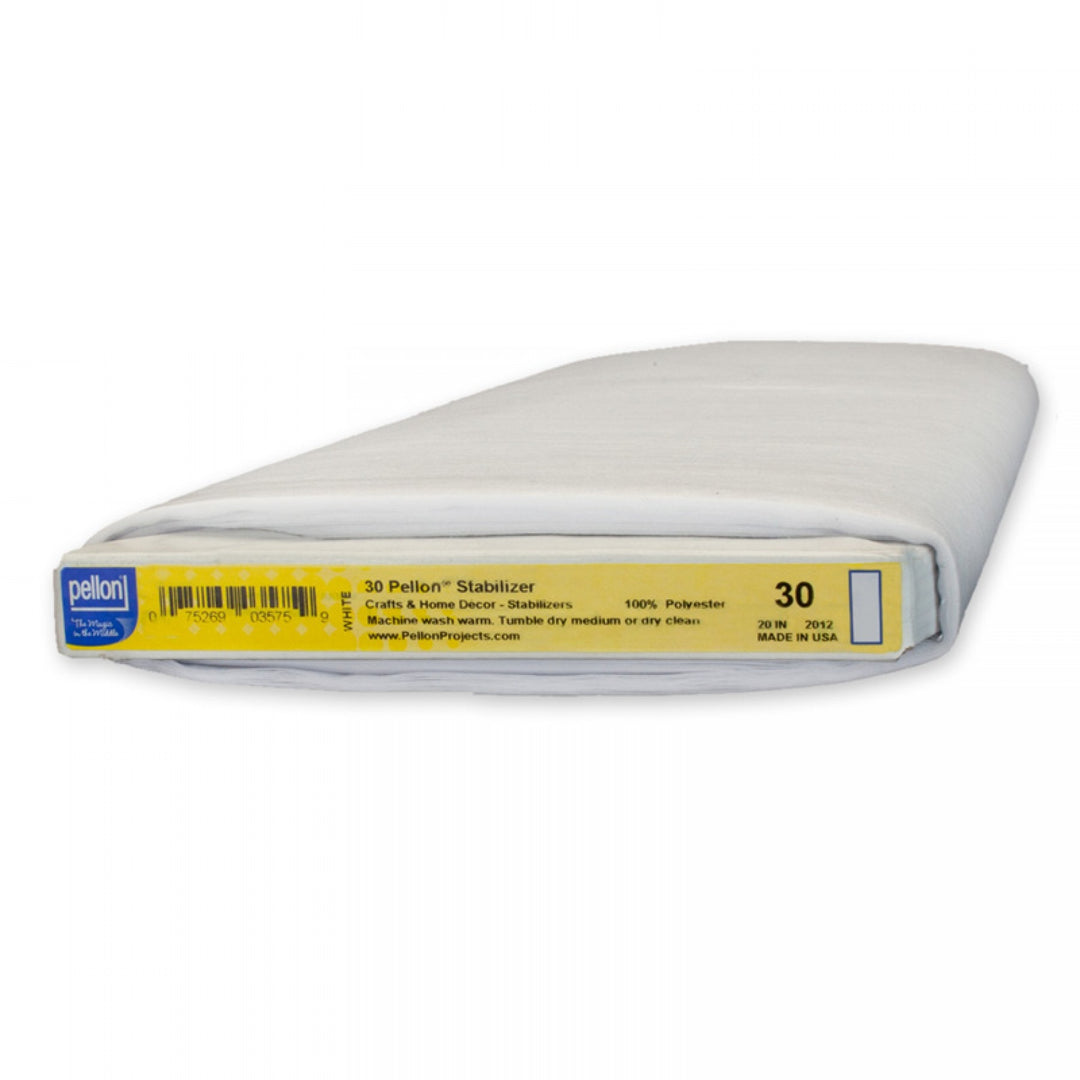 Pellon® Sew-In Stabilizer, Lightweight Non-Woven 20" x 30 Yds White
