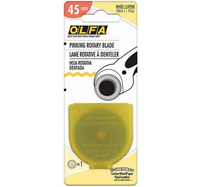 Olfa Pinking Rotary Blade - 45mm 1 pack