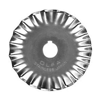 Olfa Pinking Rotary Blade - 45mm 1 pack