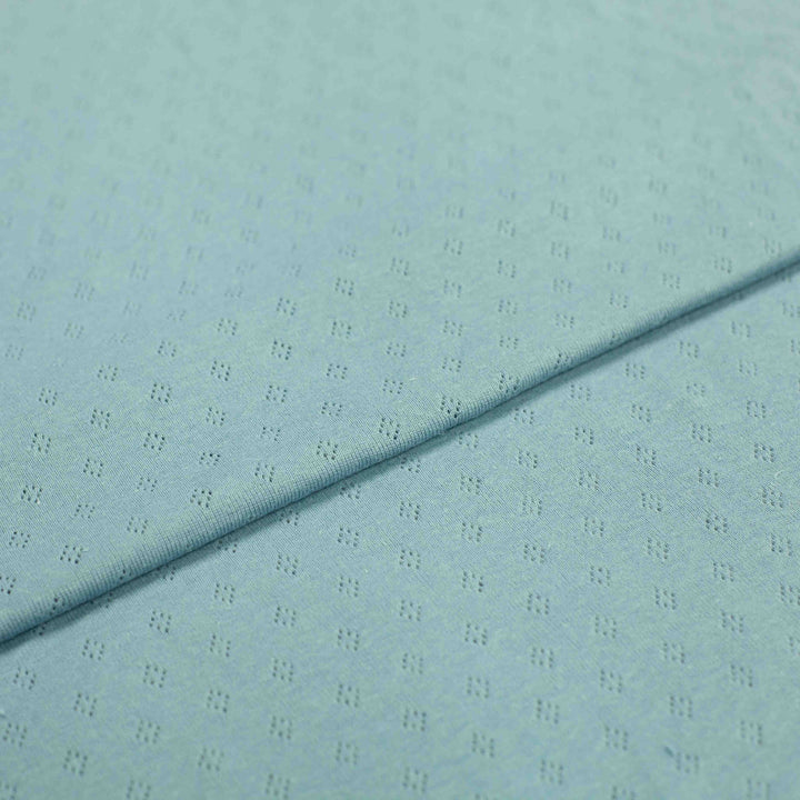 Pointelle - Cornflower Blue (Tiny Diamond Pattern)