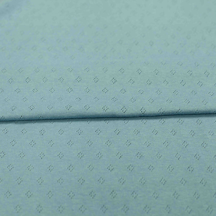 Pointelle - Cornflower Blue (Tiny Diamond Pattern)
