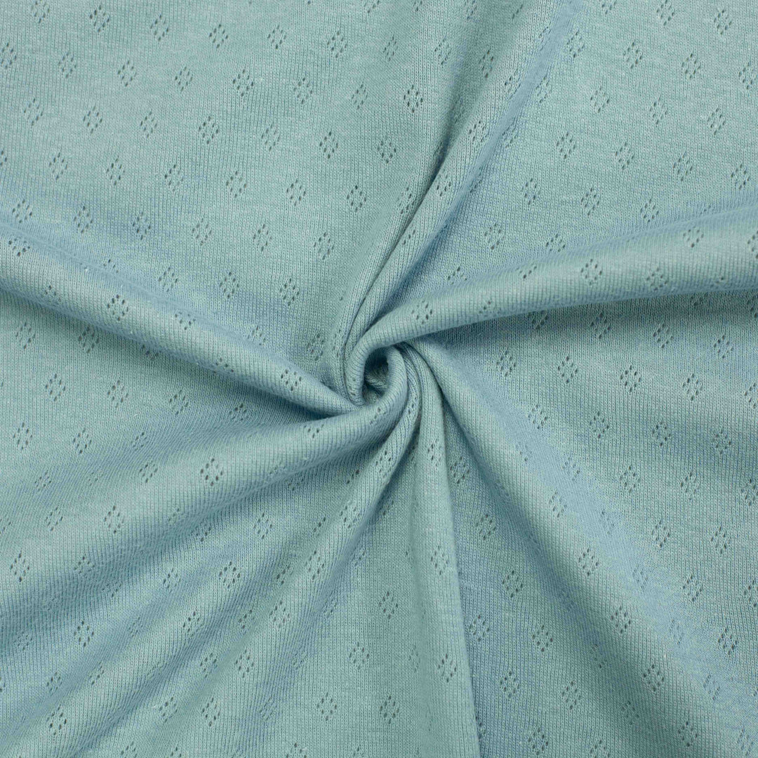 Pointelle - Cornflower Blue (Tiny Diamond Pattern)